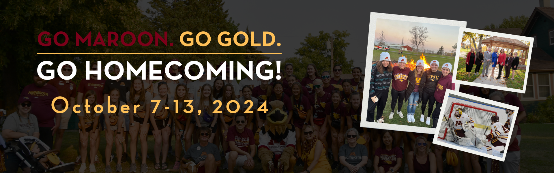 Homecoming 2024 banner image - October 7-13, 2024